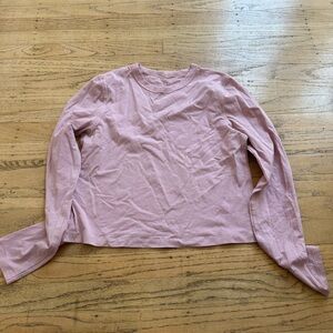 Pink Lululemon T-shirt Cotton